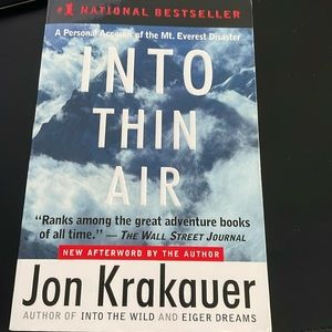 “Into Thin Air” Novel